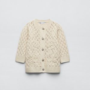 Zara cream cardigan